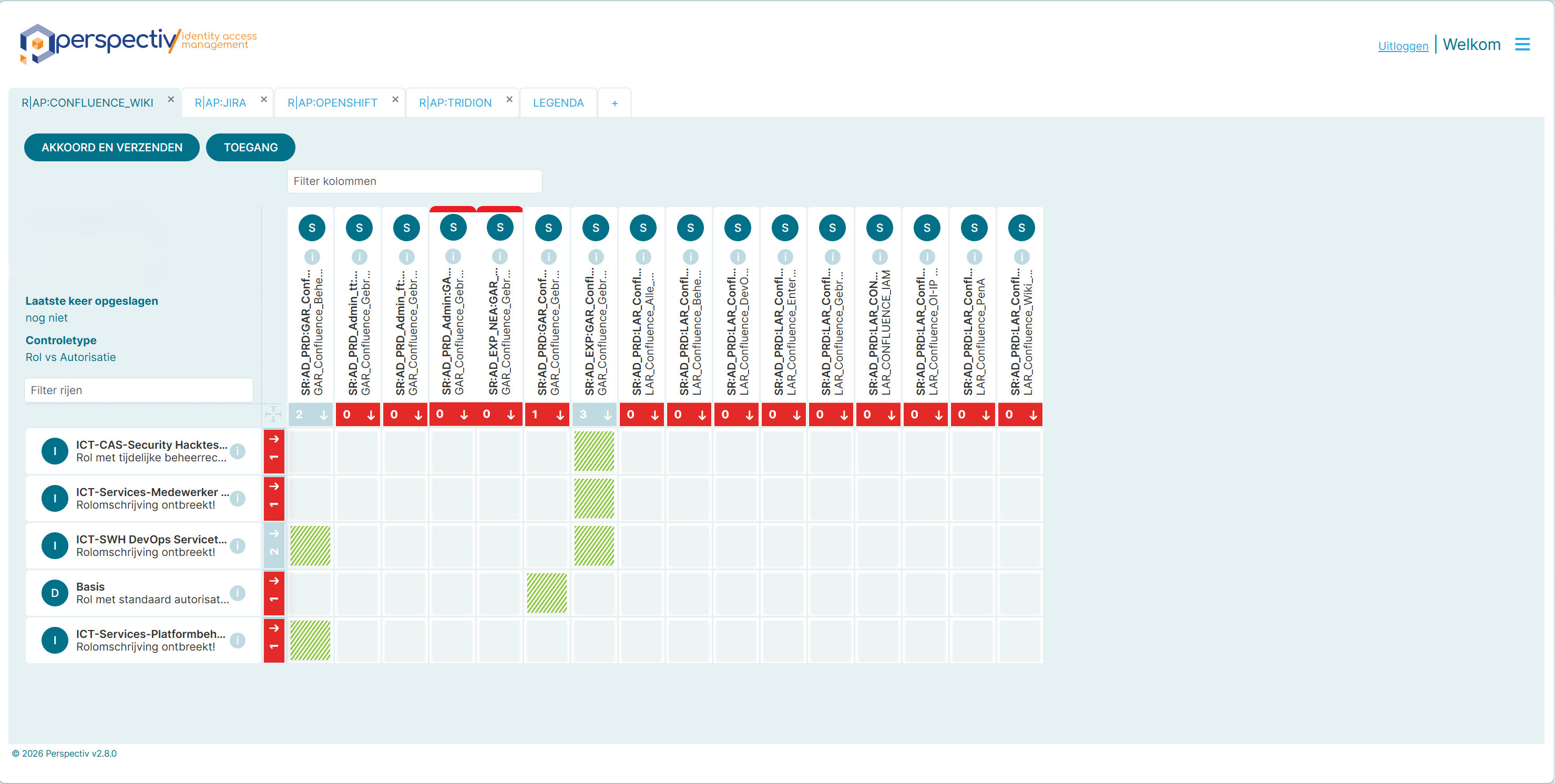 Schermafbeelding van Audit in Perspectiv in Perspectiv